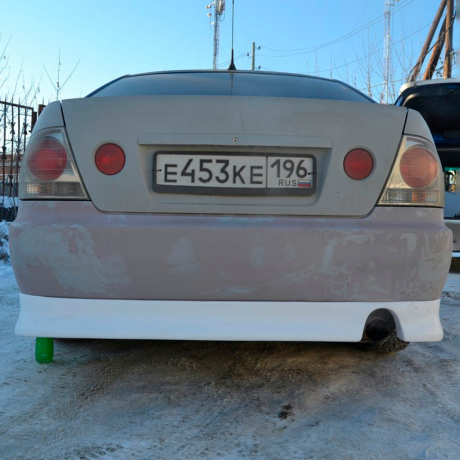Накладка на задний бампер "VERTEX style (JDM VERSION)"для Lexus IS, Toyota Altezza купить недорого с доставкой в Волоколамск