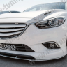 Сплиттер переднего бампера под клыки № 1 "SkyActivSport" для Mazda 6 (2013-н.в.) купить недорого с доставкой в Волоколамск