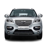 Защита переднего бампера двойная d63/51мм ШАГРЕНЬ (ППК) LIFAN X60 (2012-2016 г.в.) купить недорого с доставкой в Волоколамск