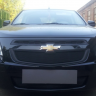 Защита радиатора "Standart" Chevrolet Cobalt (2013-н.в.) низ, чёрная купить недорого с доставкой в Волоколамск