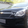 Защита радиатора "Standart" Chevrolet Cobalt (2013-н.в.) низ, чёрная купить недорого с доставкой в Волоколамск