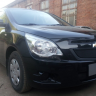 Защита радиатора "Standart" Chevrolet Cobalt (2013-н.в.) низ, чёрная купить недорого с доставкой в Волоколамск