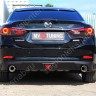 Диффузор заднего бампера var №1 (ровный + стоп сигнал) для Mazda 6 (2013-н.в.) купить недорого с доставкой в Волоколамск