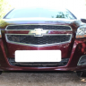 Защита радиатора "Standart" Chevrolet Malibu (2012-2015) чёрная купить недорого с доставкой в Волоколамск