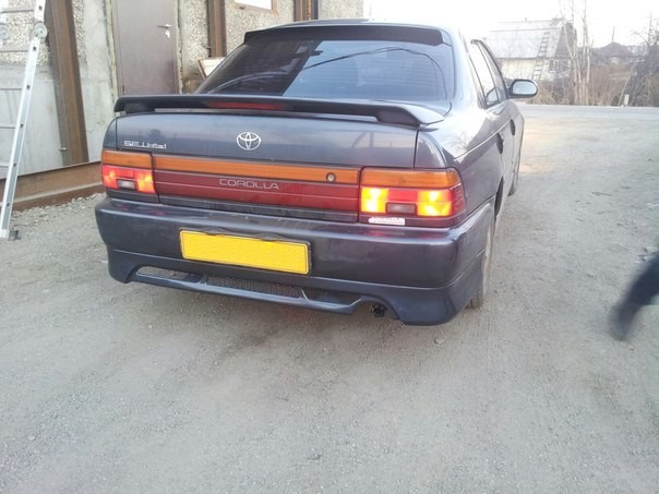Накладка на задний бампер "Jass-Rs" Toyota Corolla (кузов 100, 110) купить недорого с доставкой в Волоколамск