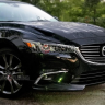 Клыки (накладки) переднего бампера "SkyActivSport" var №3 для Mazda 6 (2015-н.в.) купить недорого с доставкой в Волоколамск