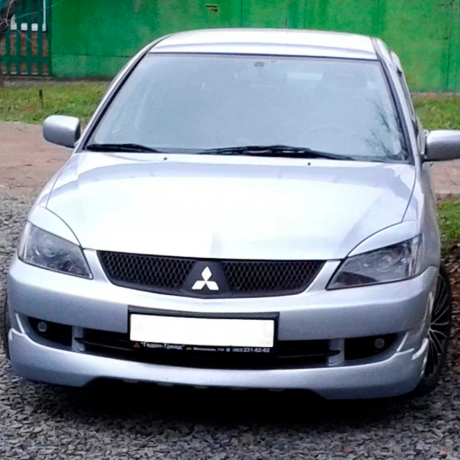 Накладка переднего бампера "EGR" для Mitsubishi Lancer 9 (2005-2010) рестайлинг купить недорого с доставкой в Волоколамск