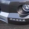 Накладка (юбка) переднего бампера "Broomer Design" (Без ДХЛ) для Mitsubishi Pajero IV (2006-2015) купить недорого с доставкой в Волоколамск