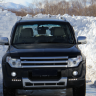 Накладка (юбка) переднего бампера "Broomer Design" (Без ДХЛ) для Mitsubishi Pajero IV (2006-2015) купить недорого с доставкой в Волоколамск