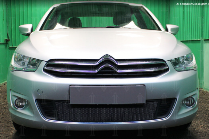 Защита радиатора "Standart" Citroen C-Elysee (2012-2017) чёрная купить недорого с доставкой в Волоколамск