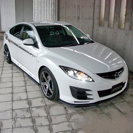 Комплект сплиттеров "KENSTYLE" для Mazda 6 GH (передний сплиттер спорт дорестайлинг 2008-2011) купить недорого с доставкой в Волоколамск