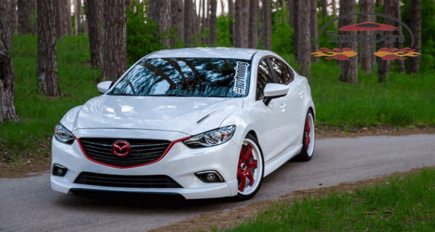 Капот "SkyActivSport" var №1 (с глухими жабрами) для Mazda 6 (2013-н.в.) купить недорого с доставкой в Волоколамск