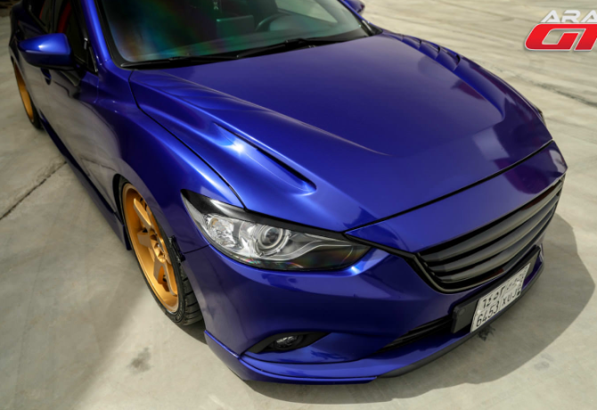 Капот "SkyActivSport" var №1 (с глухими жабрами) для Mazda 6 (2013-н.в.) купить недорого с доставкой в Волоколамск