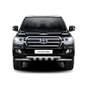 Защита переднего бампера двойная с зубьями d63/63мм (НПС) Toyota Land Cruiser 200 (2014-н.в.) купить недорого с доставкой в Волоколамск