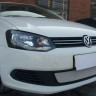 Защита радиатора "Standart" Volkswagen Polo седан (2010-2014) хром купить недорого с доставкой в Волоколамск