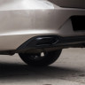Имитация выхлопа BLACK (черный глянец) для Volkswagen Polo Liftback (2020-2023) купить недорого с доставкой в Волоколамск