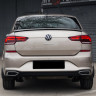 Имитация выхлопа BLACK (черный глянец) для Volkswagen Polo Liftback (2020-2023) купить недорого с доставкой в Волоколамск