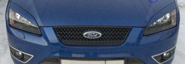 Накладки на фары (реснички) широкие var №2 для Ford Focus 2 (2004-2008) купить недорого с доставкой в Волоколамск