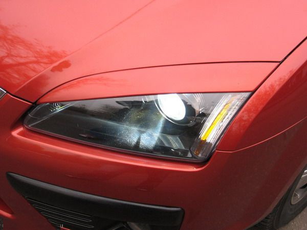 Накладки на фары (реснички) широкие var №2 для Ford Focus 2 (2004-2008) купить недорого с доставкой в Волоколамск