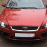Накладки на фары (реснички) широкие var №2 для Ford Focus 2 (2004-2008) купить недорого с доставкой в Волоколамск