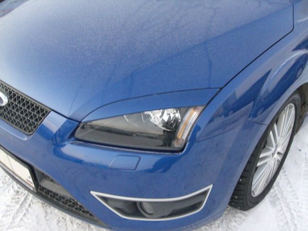 Накладки на фары (реснички) широкие var №2 для Ford Focus 2 (2004-2008) купить недорого с доставкой в Волоколамск