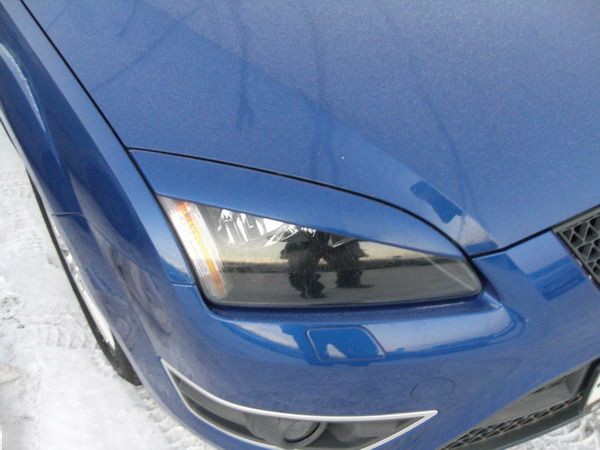Накладки на фары (реснички) широкие var №2 для Ford Focus 2 (2004-2008) купить недорого с доставкой в Волоколамск