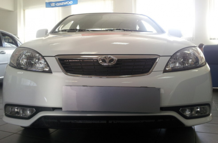 Защита радиатора "Standart" Daewoo Gentra чёрная купить недорого с доставкой в Волоколамск