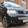 Защита радиатора "Standart" Volkswagen T5 Multivan, Caravelle рестайлинг (2002-2009) хром купить недорого с доставкой в Волоколамск