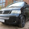 Защита радиатора "Standart" Volkswagen T5 Multivan, Caravelle рестайлинг (2002-2009) хром купить недорого с доставкой в Волоколамск