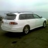 Накладки (клыки) на задний бампер (сток) Toyota Caldina (210) купить недорого с доставкой в Волоколамск