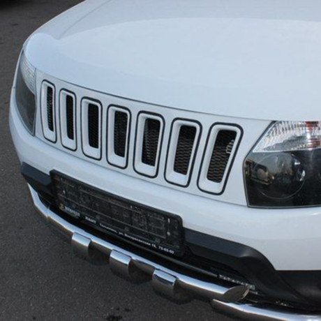 Решетка радиатора "Jeep" для Renault Duster (2010-2021) купить недорого с доставкой в Волоколамск
