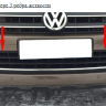 Защита радиатора "Standart" Volkswagen Amarok (2010-2016) 3 ребра жесткости, чёрная купить недорого с доставкой в Волоколамск