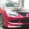 Накладка (юбка) переднего бампера "EVO" (Для бампера EVO) для Mitsubishi Lancer IX (2003-2009) купить недорого с доставкой в Волоколамск