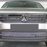 Защита радиатора "Standart" Volkswagen Tiguan II рестайлинг (2020-н.в.) низ, хром купить недорого с доставкой в Волоколамск