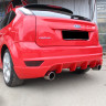 Накладка (юбка) заднего бампера "Lord" для Ford Focus 2 (2008-2011) купить недорого с доставкой в Волоколамск