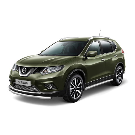 Накладка на решетку бампера (Без парктроника) O10мм (НПС) NISSAN X-Trail (2015-н.в.) купить недорого с доставкой в Волоколамск