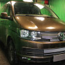 Защита радиатора "Standart" Volkswagen T6 Transporter, Multivan,Caravelle (2015-2020) низ, хром купить недорого с доставкой в Волоколамск