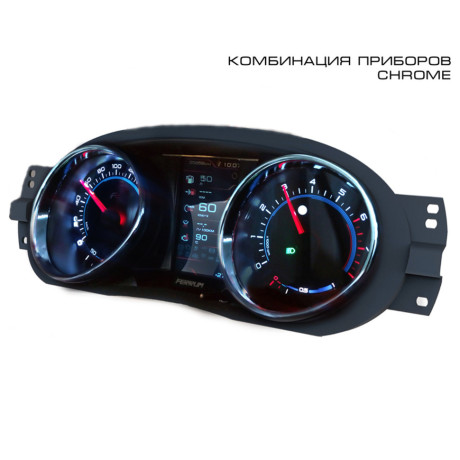 Комбинация приборов GF 890 PH2 (хром) для L@DA L@ЯGUS FL, Nissan Terrano III, Renault Dokker, Duster II, Logan II,Sandero II купить недорого с доставкой в Волоколамск
