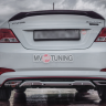 Лип-Спойлер "Zeus" для Hyundai Solaris (2010-2016) купить недорого с доставкой в Волоколамск