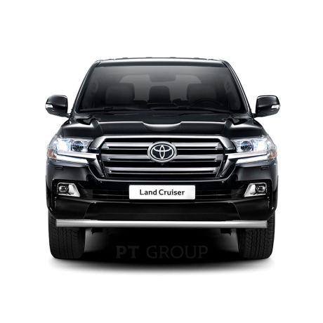 Защита переднего бампера одинарная d63мм (НПС) Toyota Land Cruiser 200 (2014-н.в.) купить недорого с доставкой в Волоколамск
