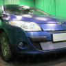 Защита радиатора "Standart" Renault Megane (2008-2012) верх, хром купить недорого с доставкой в Волоколамск