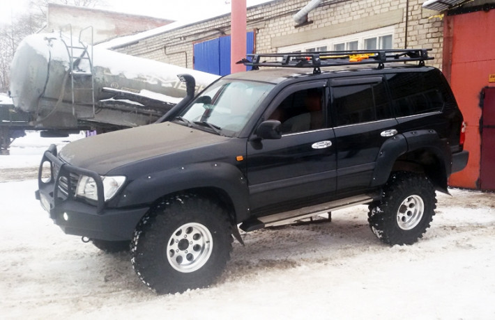 Расширители арок стеклопластиковые на Toyota Land Cruiser 100 (6кг) купить недорого с доставкой в Волоколамск