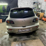 Накладка (юбка) на задний бампер для Mazda 3, хэтчбэк (2003-2009) купить недорого с доставкой в Волоколамск