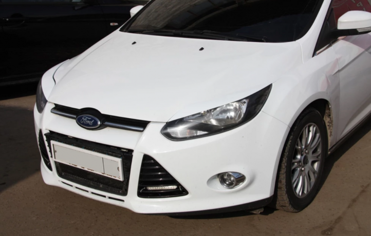 Накладки на фары (реснички) широкие var №1 для Ford Focus 3 (2012-2014) купить недорого с доставкой в Волоколамск