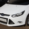 Накладки на фары (реснички) широкие var №1 для Ford Focus 3 (2012-2014) купить недорого с доставкой в Волоколамск