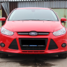 Накладки на фары (реснички) узкие var №2 для Ford Focus 3 (2012-2014) купить недорого с доставкой в Волоколамск