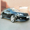 Накладки на пороги "GT" для Opel Astra H (3D, 5D) купить недорого с доставкой в Волоколамск