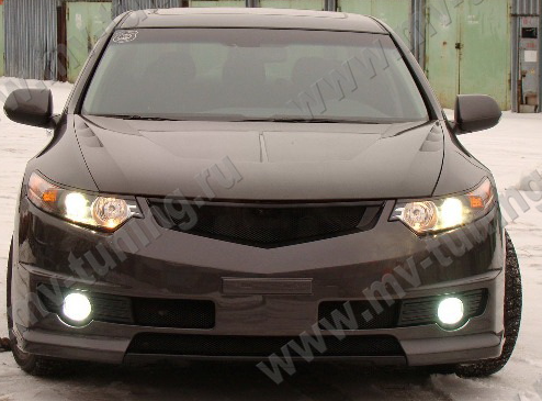 Капот пластиковый "Agressive Sport" var №2 для Honda Accord VIII (2008-2013) купить недорого с доставкой в Волоколамск