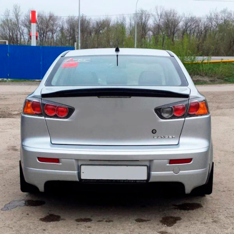 Лип спойлер "Утиный хвост" Mitsubishi Lancer 10 (2007-2016 г.в.) купить недорого с доставкой в Волоколамск