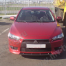 Зубатка - вставка между передними клыками для Mitsubishi Lancer X (2007-2016) купить недорого с доставкой в Волоколамск